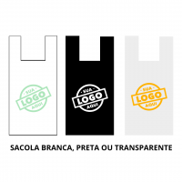 Sacola Alça Camiseta 30x40 (500un)